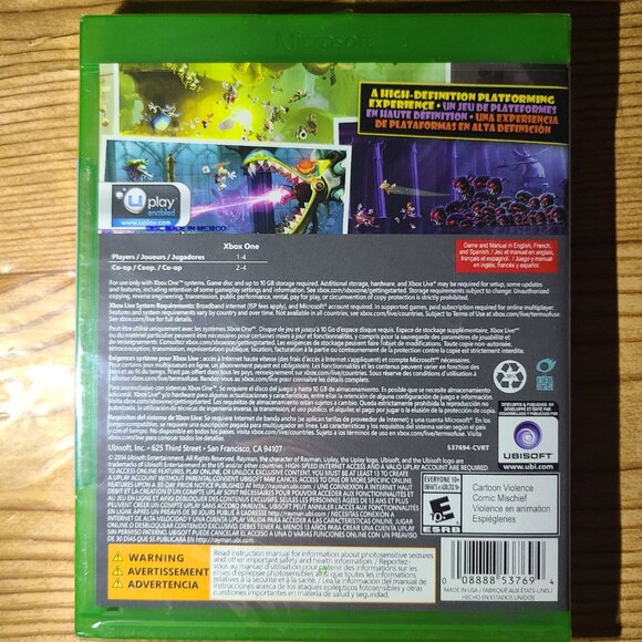 Rayman Legends XBOX ONE game (NEW) - Picture 2 of 2